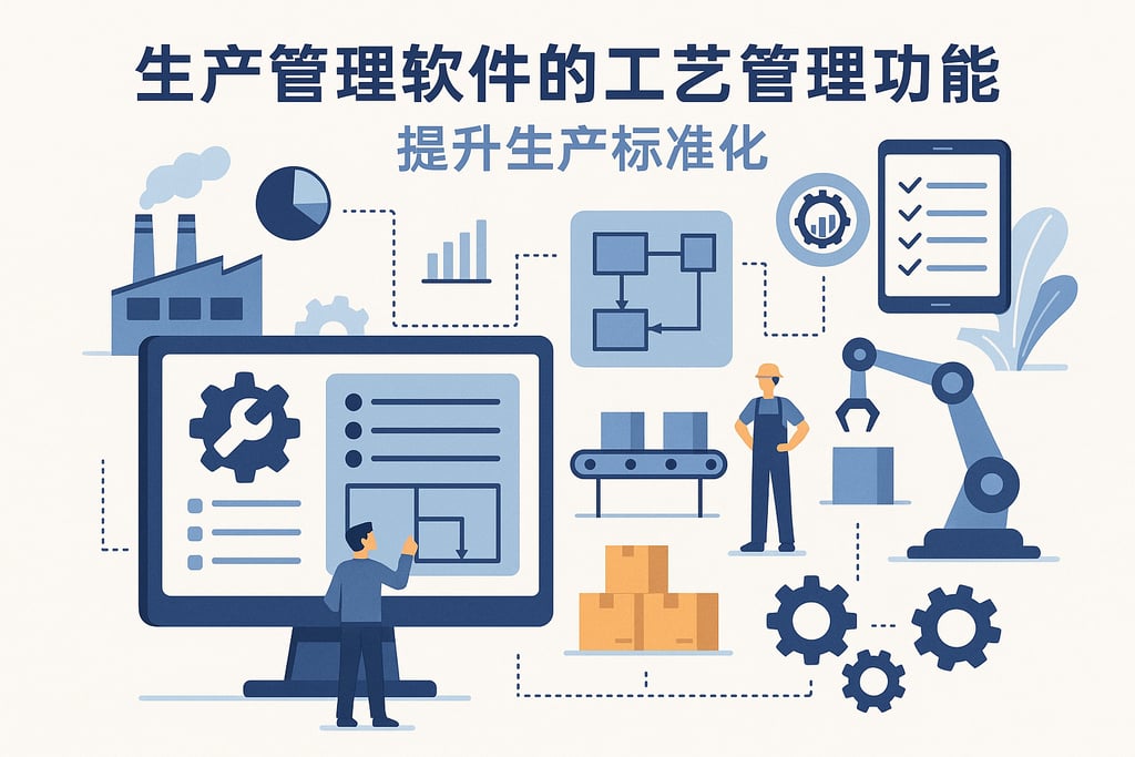 生产管理软件的工艺管理功能，提升生产标准化