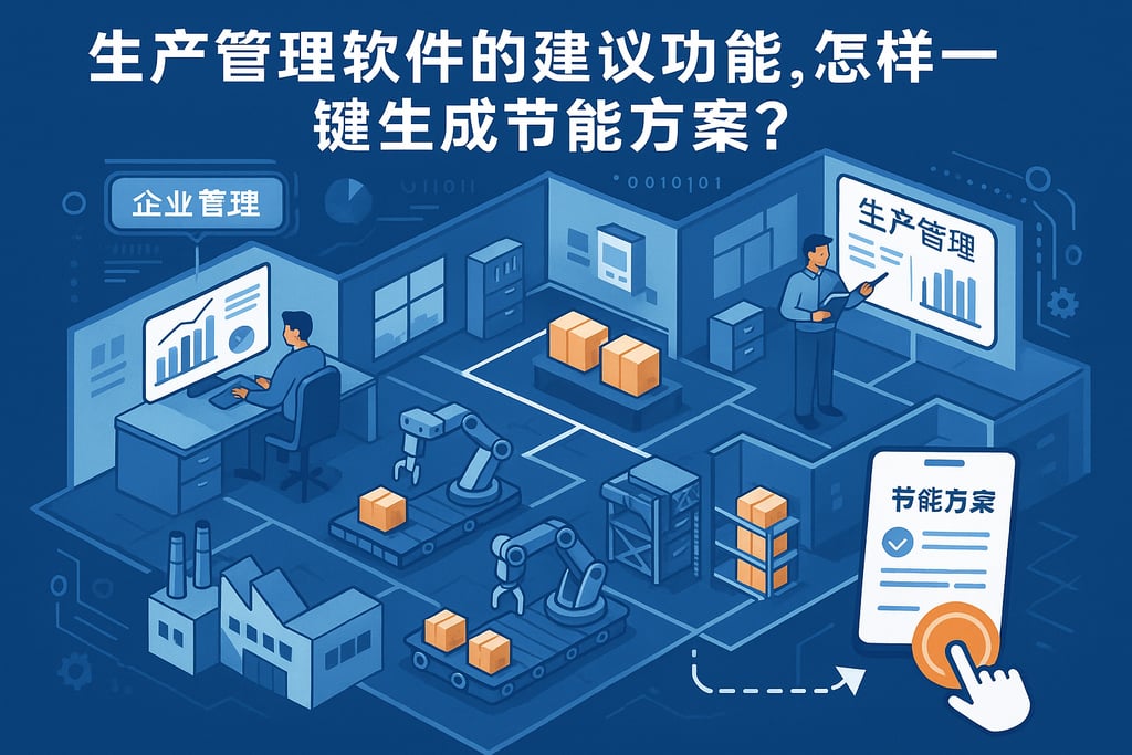 生产管理软件的建议功能，怎样一键生成节能方案？