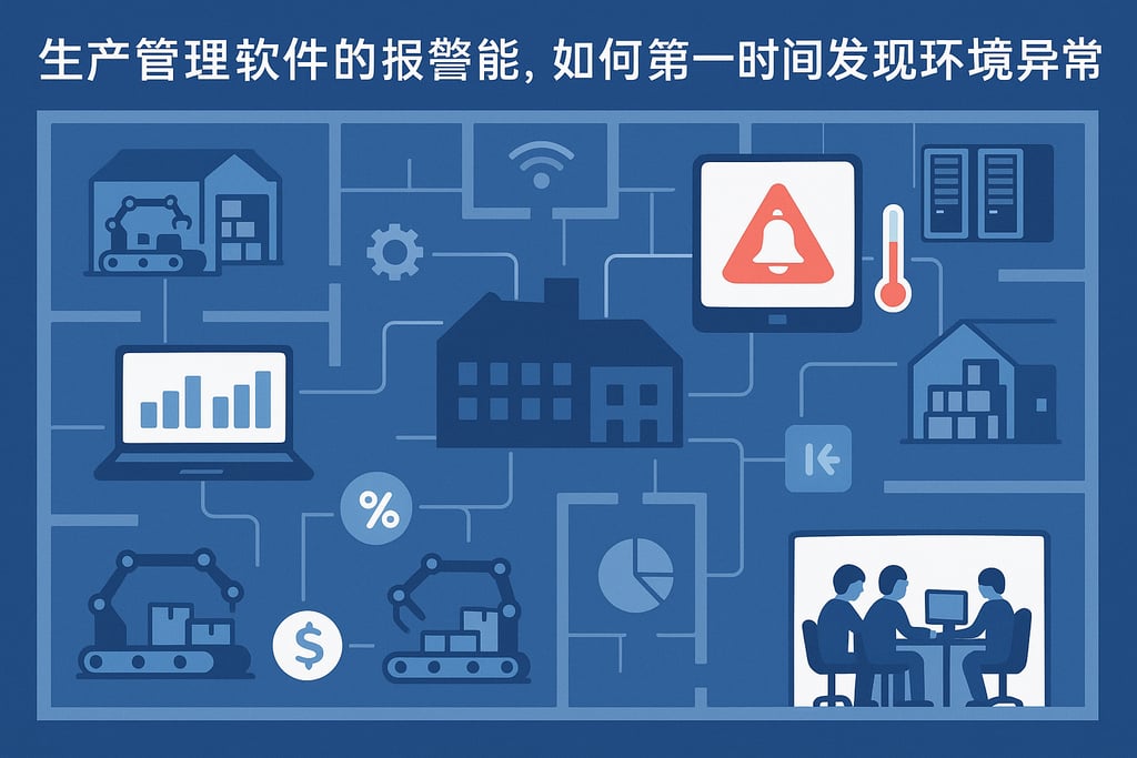 生产管理软件的报警功能，如何第一时间发现环境异常？