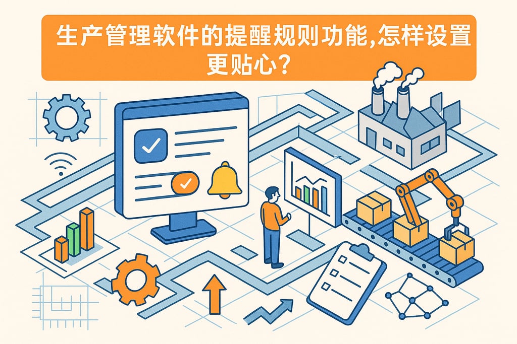 生产管理软件的提醒规则功能，怎样设置更贴心？