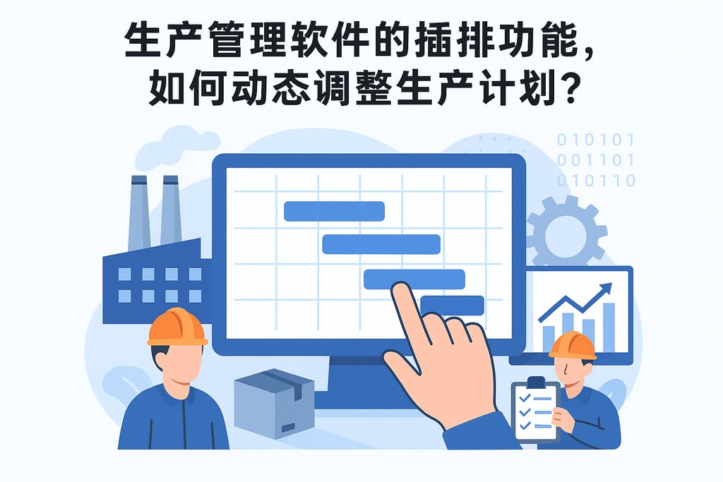 生产管理软件的插排功能，如何动态调整生产计划？