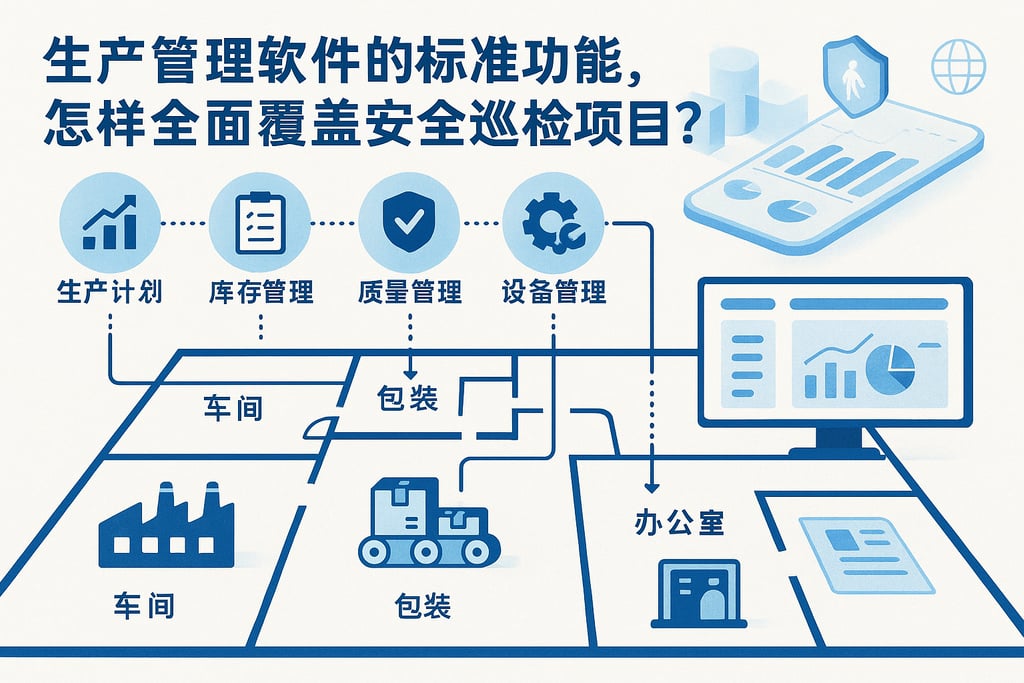 生产管理软件的标准功能，怎样全面覆盖安全巡检项目？