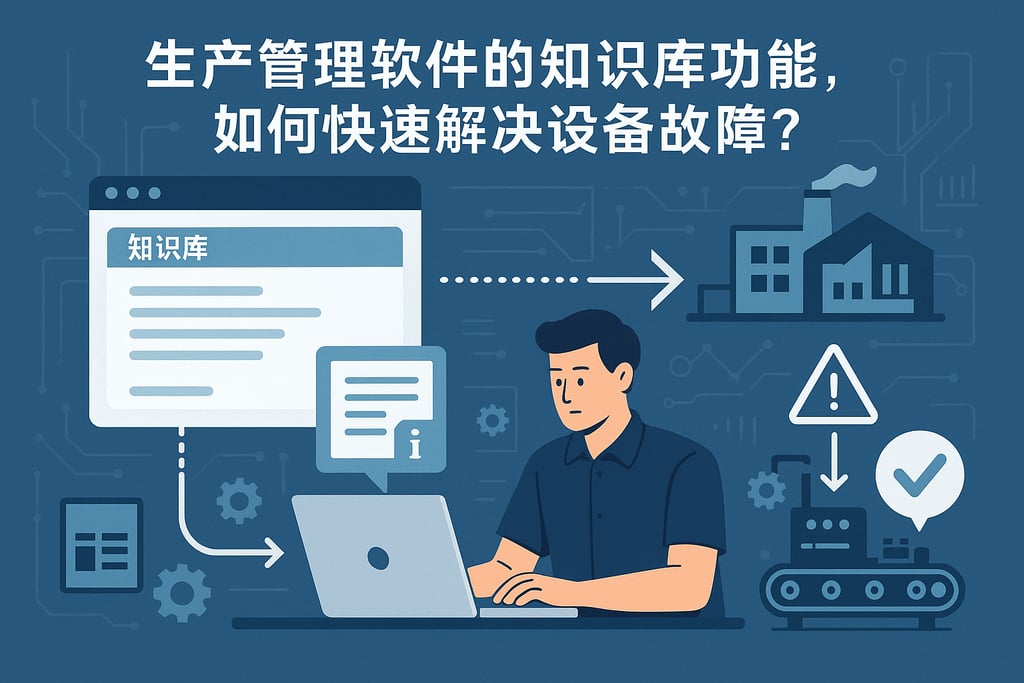 生产管理软件的知识库功能，如何快速解决设备故障？
