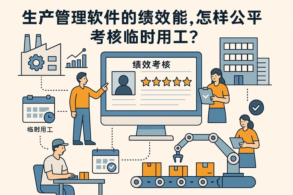 生产管理软件的绩效功能，怎样公平考核临时用工？