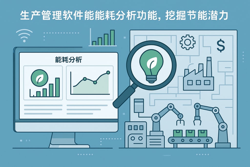 生产管理软件的能耗分析功能，挖掘节能潜力