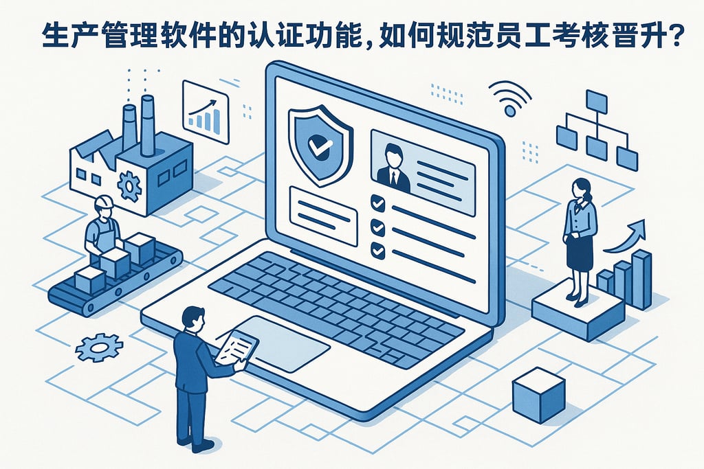 生产管理软件的认证功能，如何规范员工考核晋升？