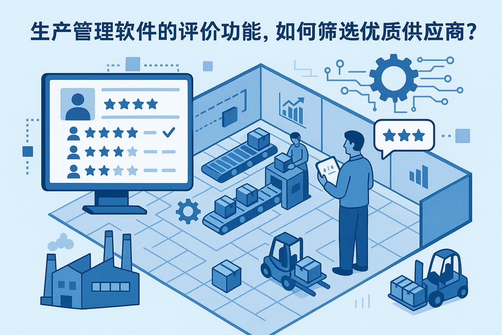 生产管理软件的评价功能，如何筛选优质供应商？
