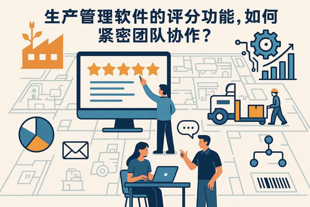 生产管理软件的评分功能，如何紧密团队协作？