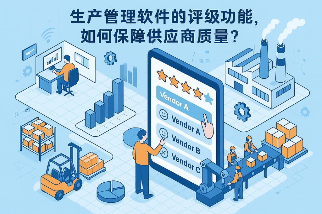 生产管理软件的评级功能，如何保障供应商合作质量？