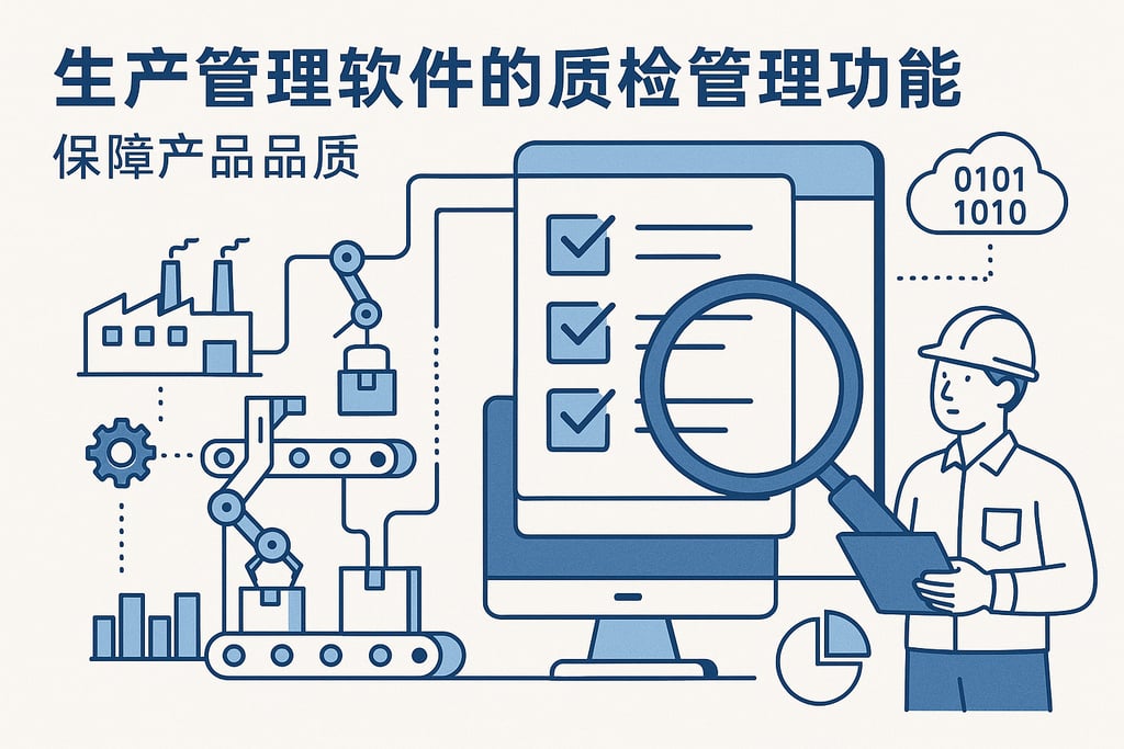 生产管理软件的质检管理功能，保障产品品质