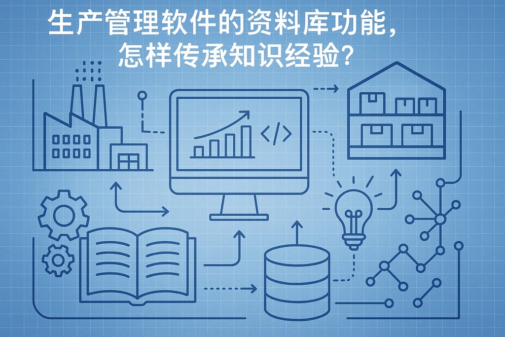 生产管理软件的资料库功能，怎样传承知识经验？