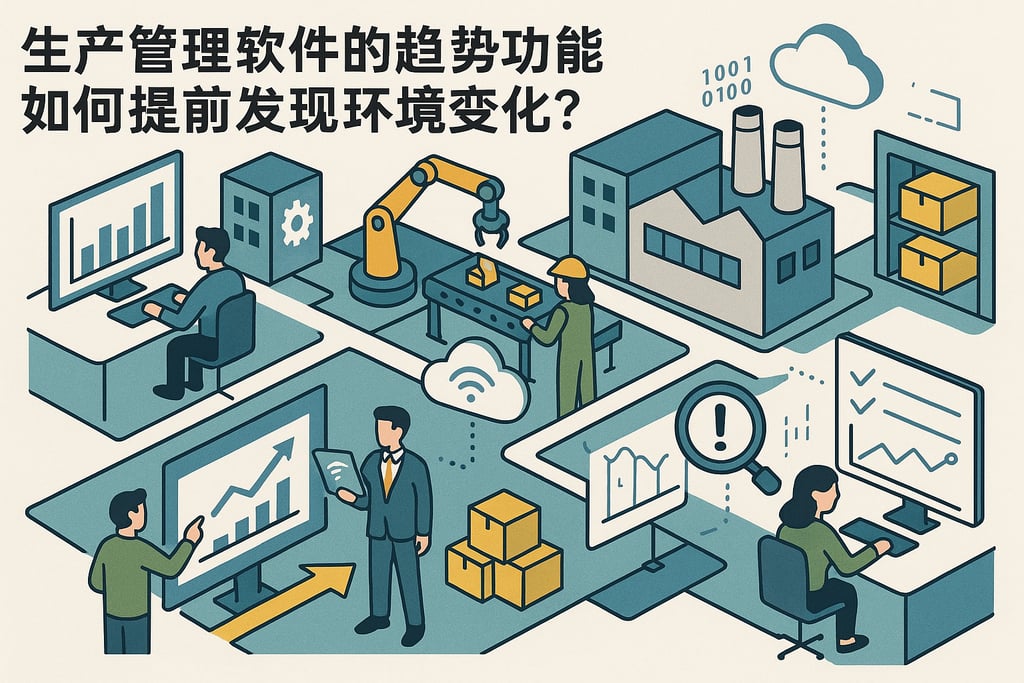 生产管理软件的趋势功能，如何提前发现环境变化？