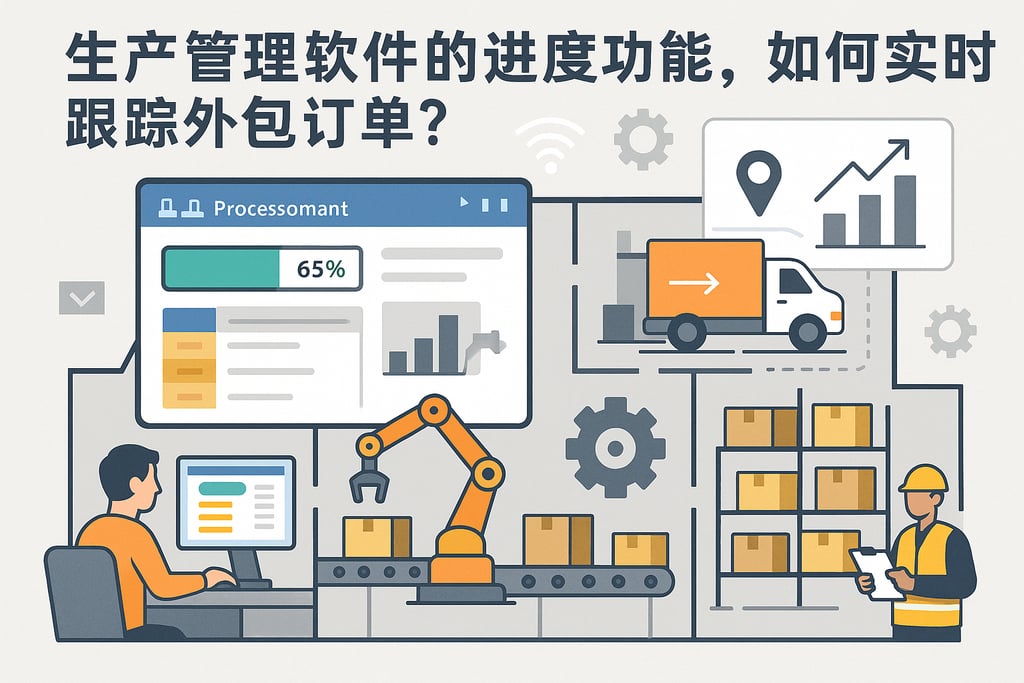 生产管理软件的进度功能，如何实时跟踪外包订单？