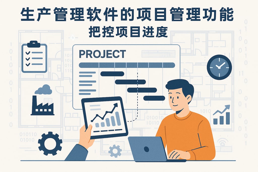 生产管理软件的项目管理功能，把控项目进度