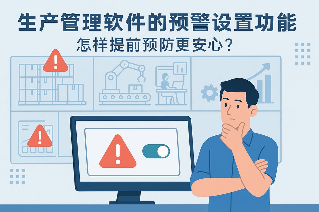 生产管理软件的预警设置功能，怎样提前预防更安心？