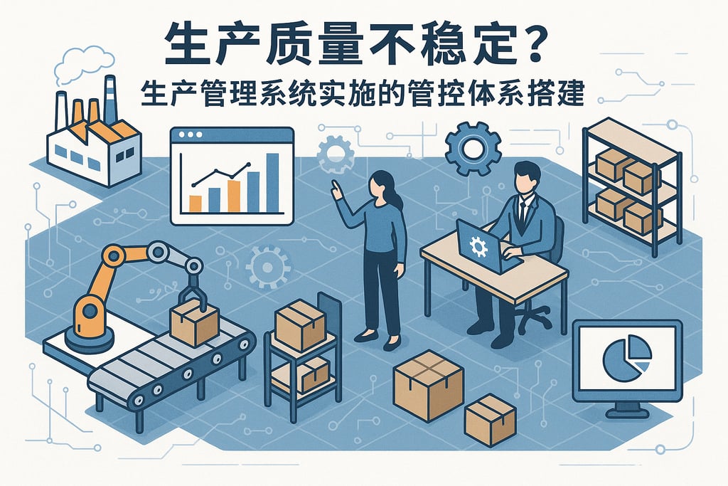 生产质量不稳定？生产管理系统实施的管控体系搭建