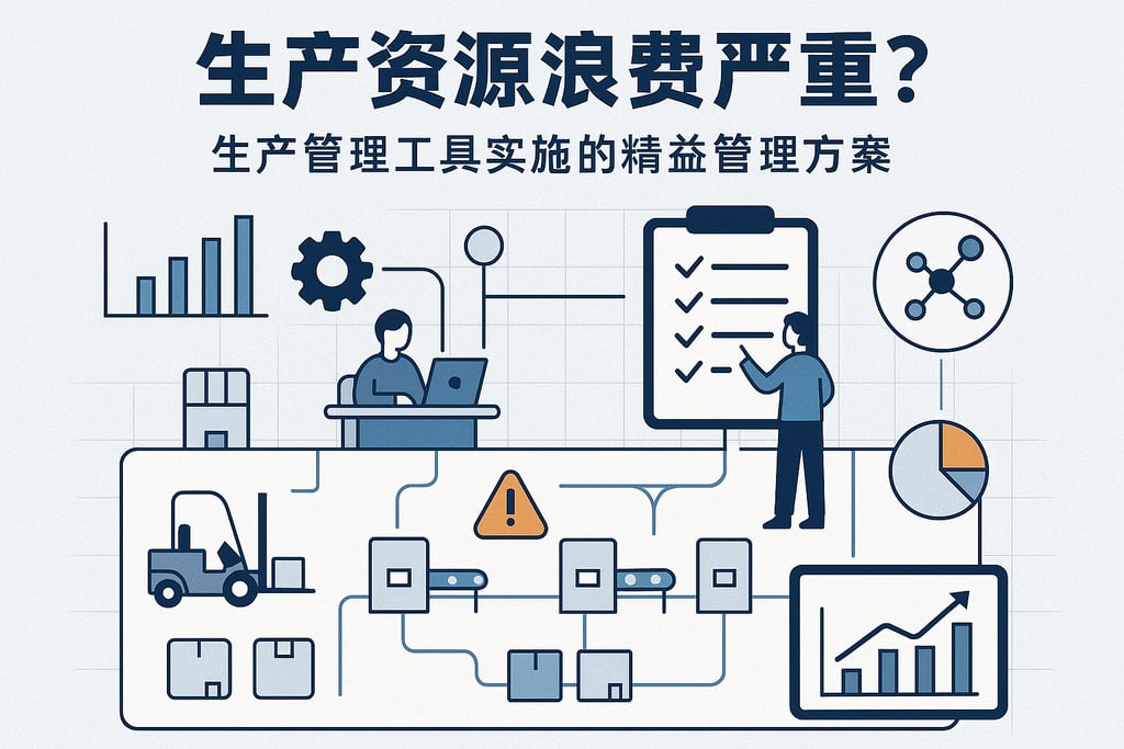 生产资源浪费严重？生产管理工具实施的精益管理方案