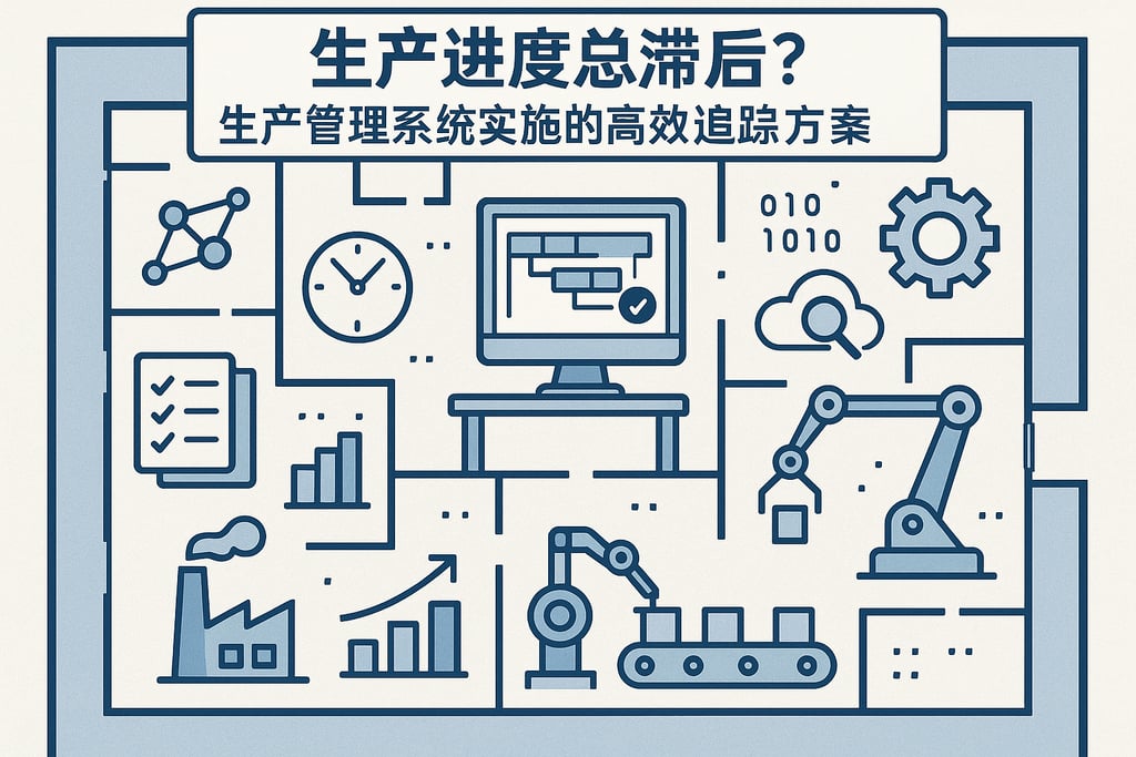 生产进度总滞后？生产管理系统实施的高效追踪方案