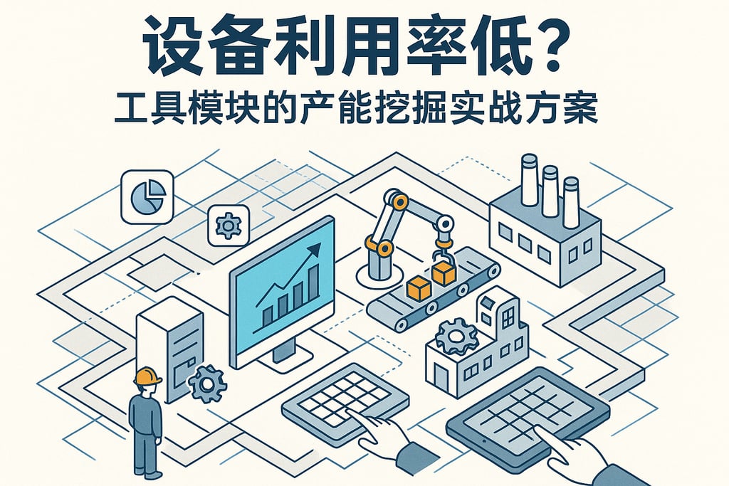 设备利用率低？工具模块的产能挖掘实战方案