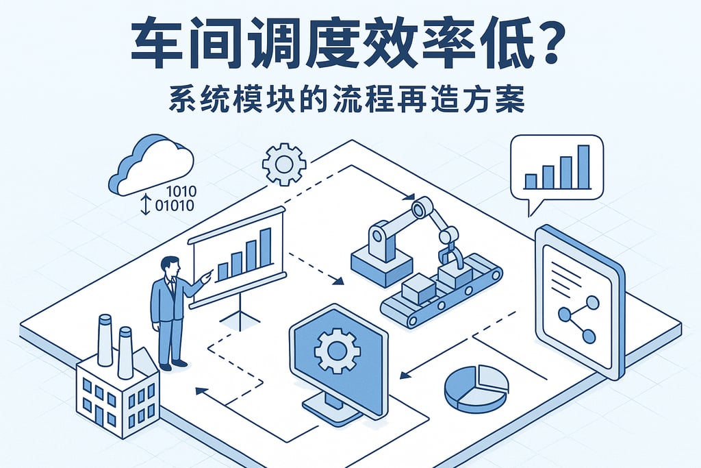 车间调度效率低？系统模块的流程再造方案