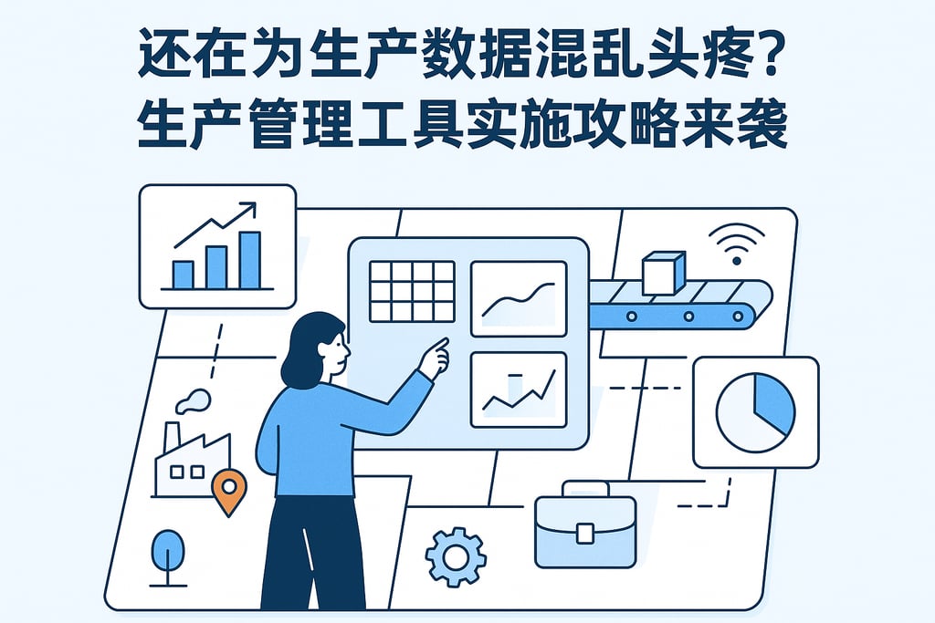 还在为生产数据混乱头疼？生产管理工具实施攻略来袭