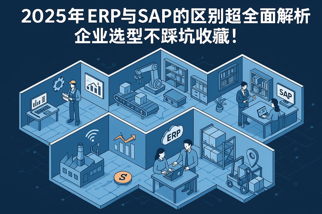2025年ERP与SAP的区别超级全面解析，企业选型不踩坑收藏！