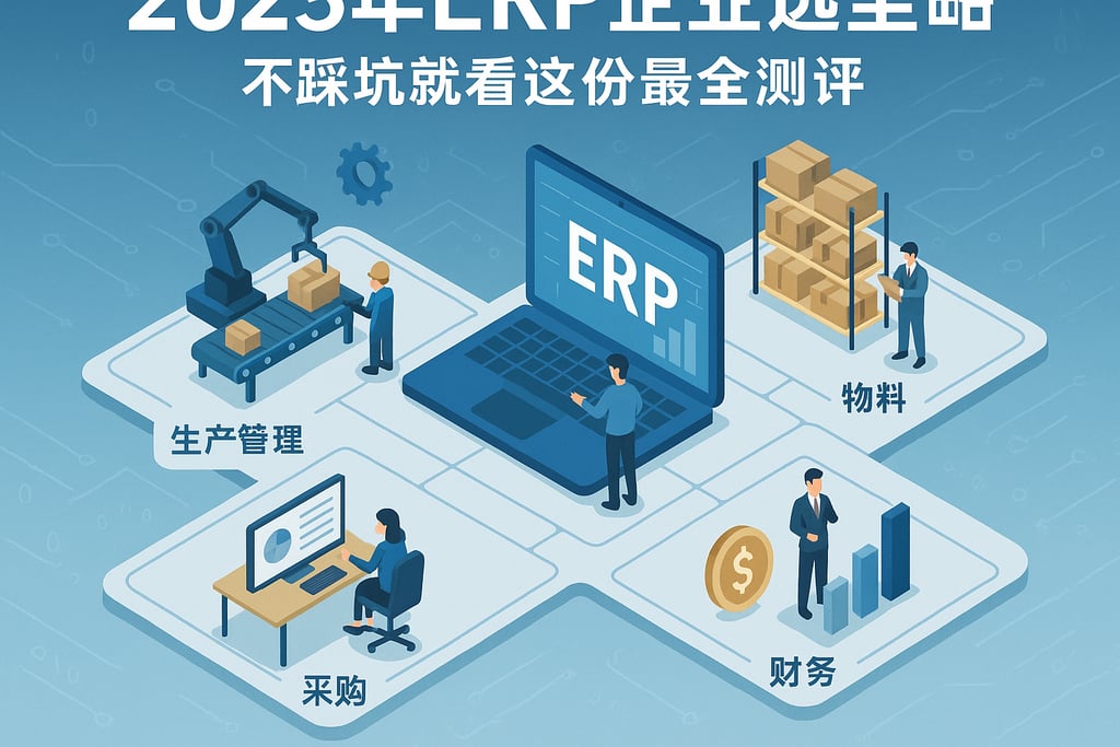 2025年ERP企业选型全攻略，不踩坑就看这份最全测评
