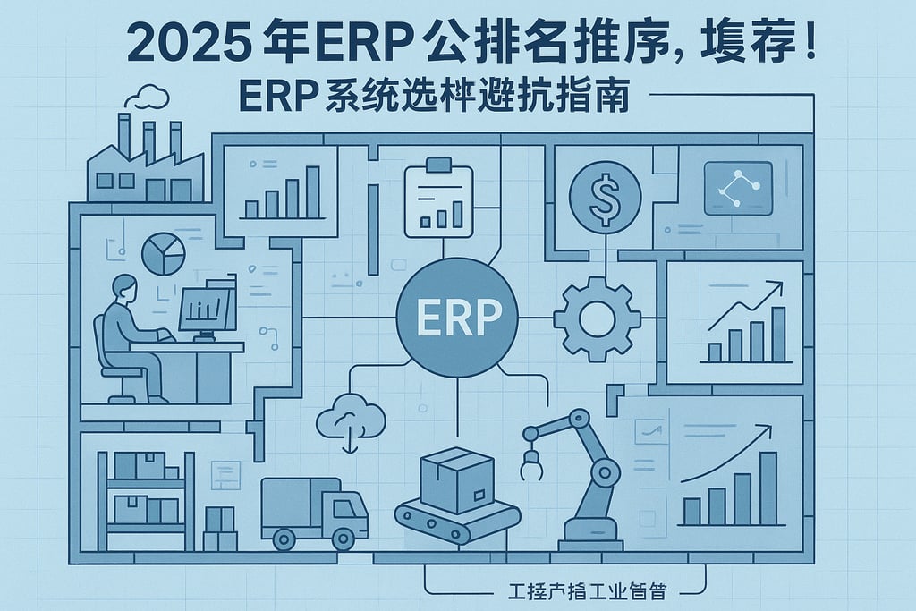 2025年ERP公司排名出炉，收藏！ERP系统选型避坑指南
