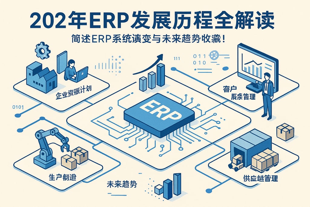 2025年ERP发展历程全解读，简述ERP系统演变与未来趋势收藏！