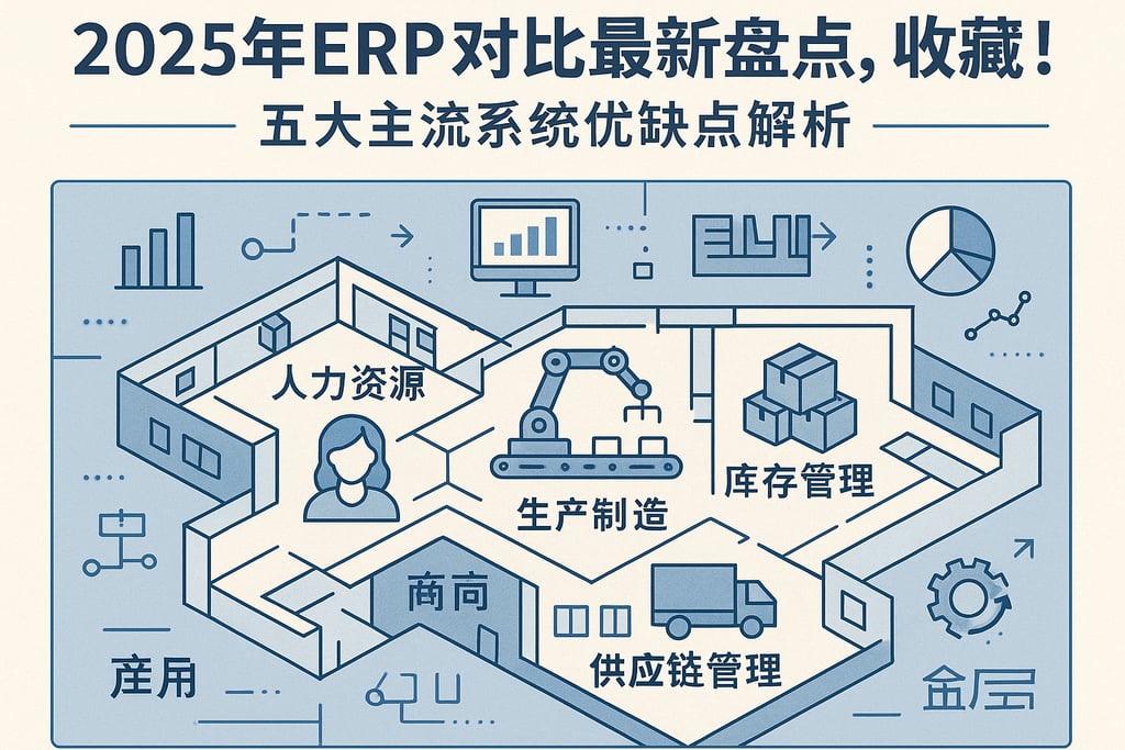 2025年ERP对比最新盘点，收藏！五大主流系统优缺点解析