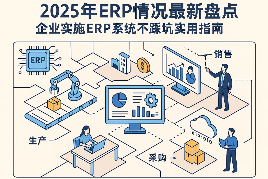 2025年ERP情况最新盘点，企业实施ERP系统不踩坑实用指南