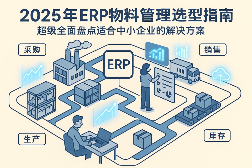 2025年ERP物料管理选型指南，超级全面盘点适合中小企业的解决方案