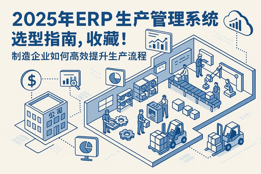 2025年ERP生产管理系统选型指南，收藏！制造企业如何高效提升生产流程