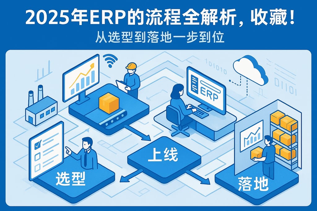 2025年ERP的流程全解析，收藏！从选型到落地一步到位