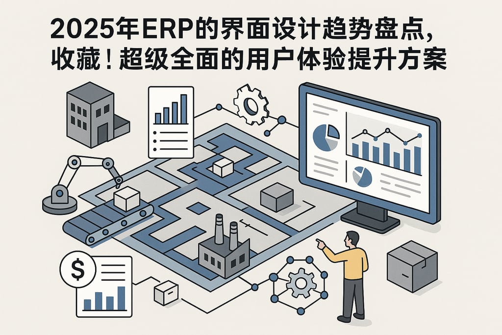 2025年ERP的界面设计趋势盘点，收藏！超级全面的用户体验提升方案
