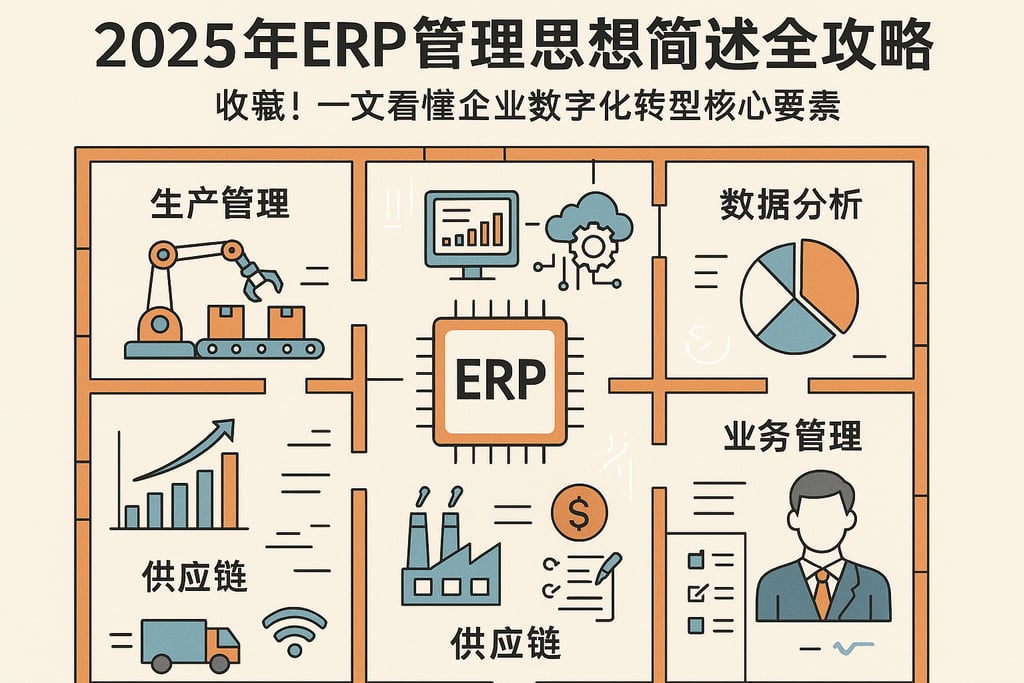 2025年ERP管理思想简述全攻略，收藏！一文看懂企业数字化转型核心要素