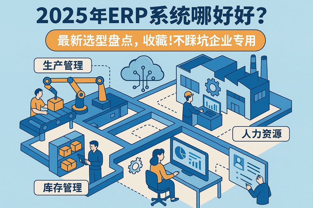 2025年ERP系统哪个好？最新选型盘点，收藏！不踩坑企业专用