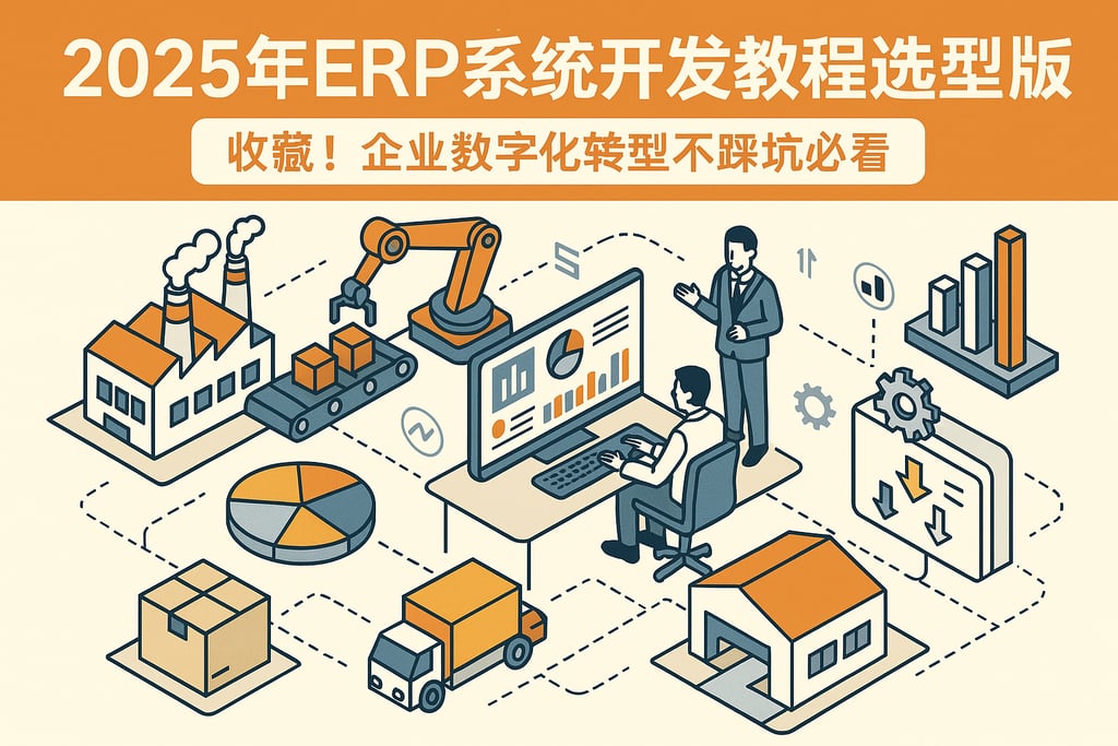 2025年ERP系统开发教程选型指南，收藏！企业数字化转型不踩坑必看
