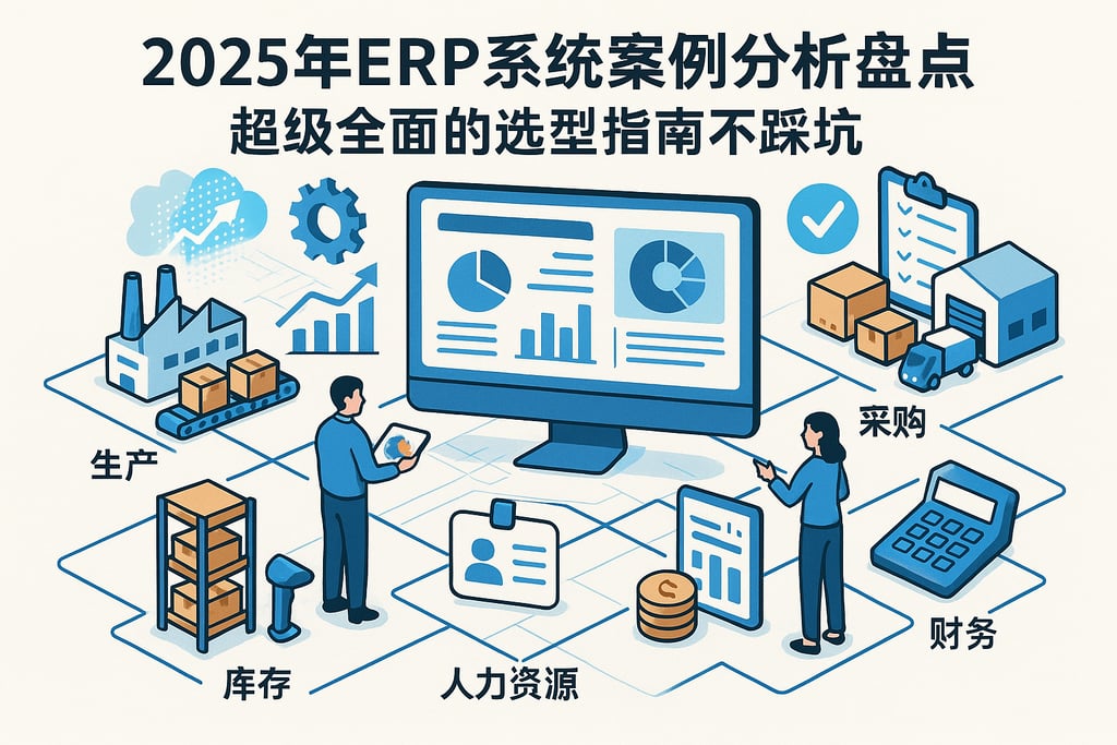 2025年ERP系统案例分析盘点，超级全面的选型指南不踩坑
