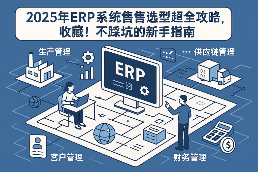 2025年ERP系统销售选型超全攻略，收藏！不踩坑的新手指南