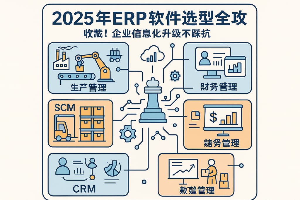 2025年ERP结构选型全攻略，收藏！企业信息化升级不踩坑