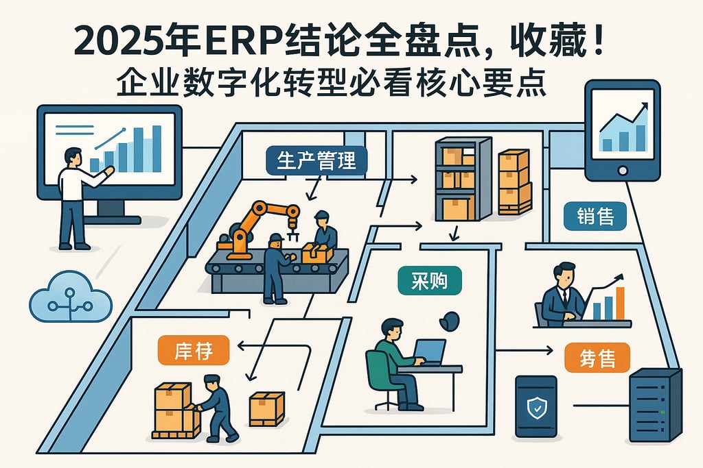 2025年ERP结论全盘点，收藏！企业数字化转型必看核心要点