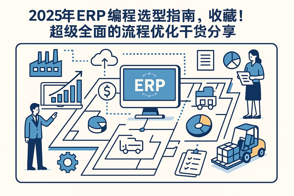 2025年ERP编程选型指南，收藏！超级全面的流程优化干货分享