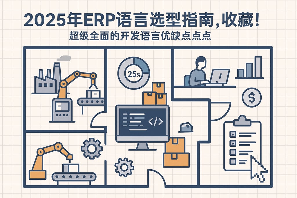 2025年ERP语言选型指南，收藏！超级全面的开发语言优缺点盘点