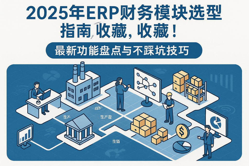 2025年ERP财务模块选型指南，收藏！最新功能盘点与不踩坑技巧