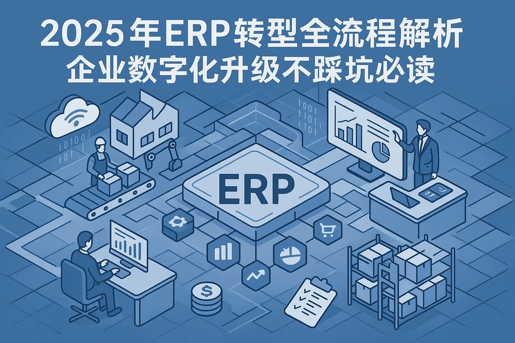 2025年ERP转型全流程解析，企业数字化升级不踩坑必读