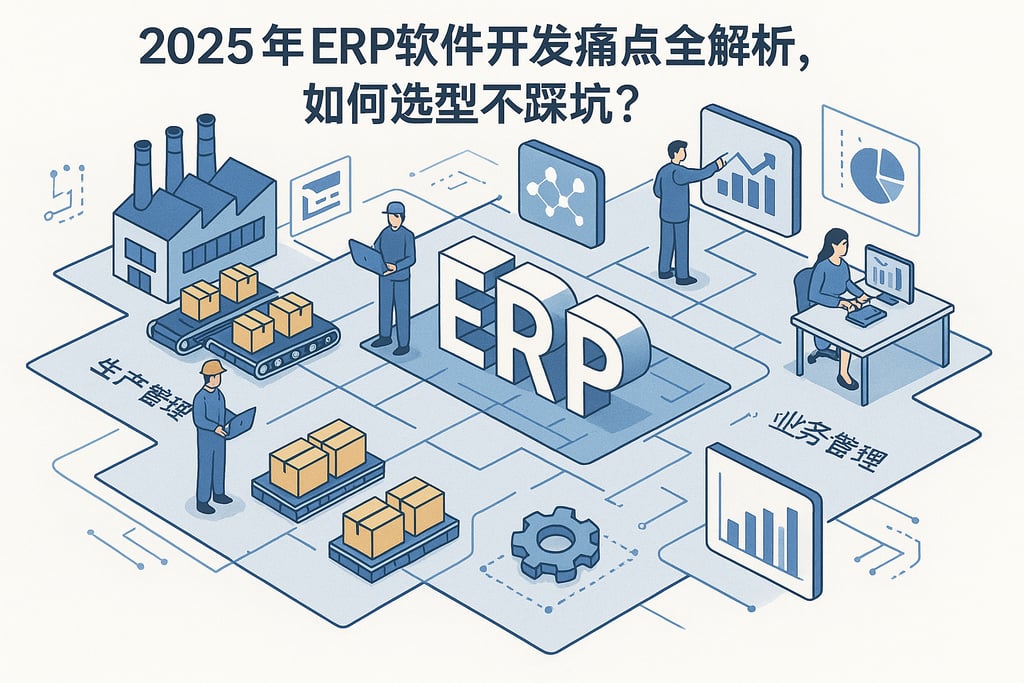 2025年ERP软件开发痛点全解析，如何选型不踩坑？