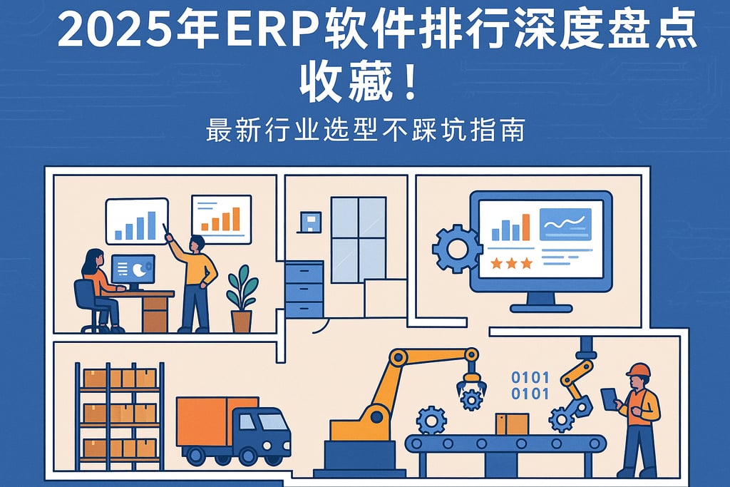 2025年ERP软件排行深度盘点，收藏！最新行业选型不踩坑指南