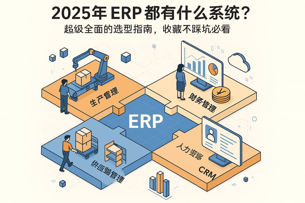2025年ERP都有什么系统？超级全面的选型指南，收藏不踩坑必看
