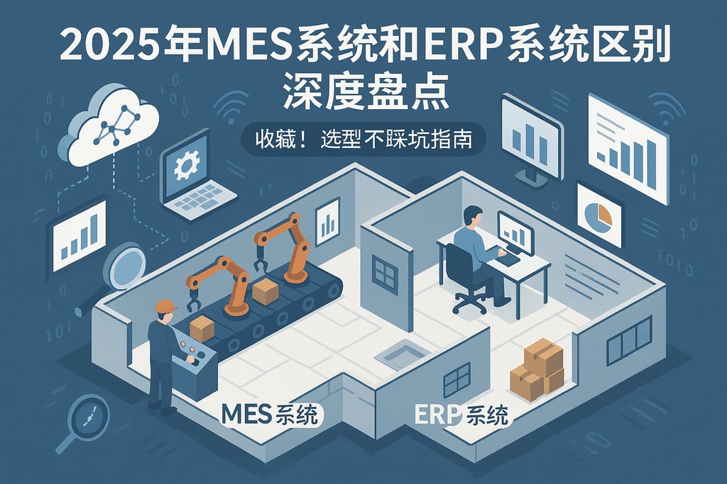 2025年MES系统和ERP系统区别深度盘点，收藏！选型不踩坑指南